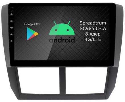 Магнитола для Subaru Forester 3 (SH) 2008-2013, Impreza GH, GE - Airok RI-3403 Android 12, ТОП процессор, 8/128Гб, SIM-слот
