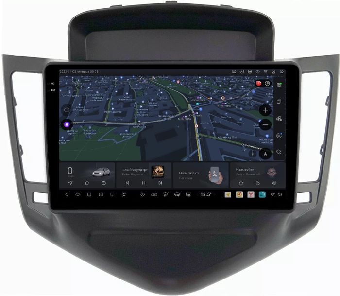 Магнитола для Chevrolet Cruze 2009-2012 - Kuberg OL-9222 QLed+2K, Android 13, UIS7870 (DUDU7), CarPlay, SIM-слот
