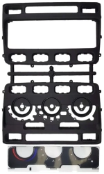 Магнитола для Toyota Land Cruiser 100, Lexus LX470 1998-2002 (кондиционер или климат внизу, рамка дерево) - FarCar BX9-360-9608F3 монитор 9.5" 2K QLED на Android 13, 6Гб+128Гб, CarPlay, 4G SIM-слот, 4 камеры в комплекте