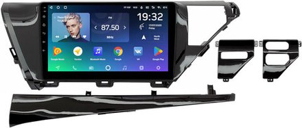 Магнитола для Toyota Camry 70 2017-2021 (без JBL) - Teyes CC2 PLUS монитор 10" QLED на Android 10, ТОП процессор, 4Гб+64Гб, 4G SIM-слот