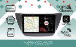 Магнитола для Mitsubishi Lancer 9 (CS), Lancer Cedia, Evolution (CT) - Vaycar VA47-5037 на Android 13, Быстрая, 4G SIM-слот