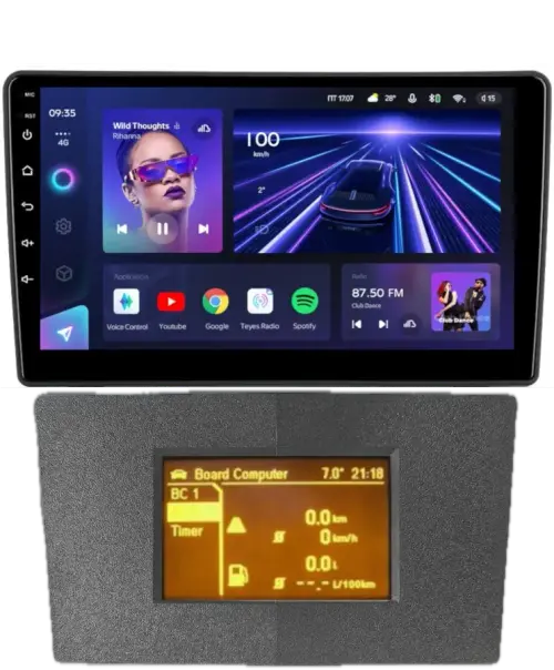 Магнитола для Opel Astra H (перенос БК вниз, серая) - Teyes CC3 Android 10, ТОП процессор, 4/32 Гб, CarPlay, 4G SIM-слот