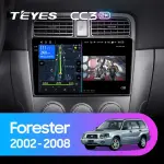 Магнитола для Subaru Forester 2 SG 2002-2007 - Teyes CC3-2K QLed Android 10, Быстрая, SIM-слот, CarPlay