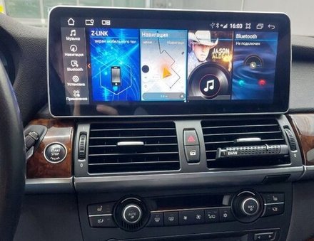 Магнитола для BMW X5 (E70), X6 (E71) 2009-2014 CIC - Kuberg MKD монитор 12.3", Android 11, 6Гб+128Гб, CarPlay, 4G SIM-слот