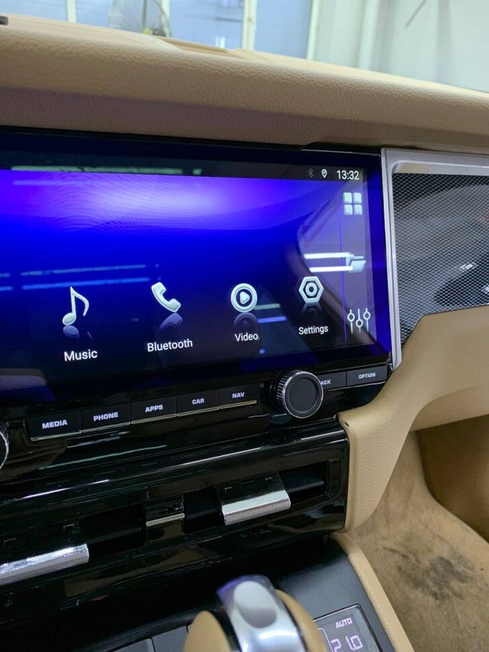 Магнитола для Porsche Macan 2014-2016 (CDR3.0/PCM3.0) - Kuberg KP-P1202 монитор 12.3" на Android 10, 6Гб+128Гб, CarPlay, 4G SIM-слот