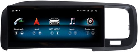 Магнитола для Volvo S60/V60 2010-2014 (вместо 7" экрана, поддержка штатного меню) - Kuberg JT-V8001 экран 8.8", Android 10, ТОП процессор, 4Гб-64Гб