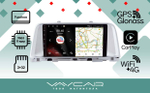 Магнитола для KIA Optima 2016-2020 (серебряная рамка) - Vaycar VA27-0580 на Android 13, 8-ядер, 2Гб-32Гб, 4G SIM-слот