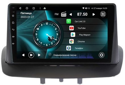 Магнитола для Renault Megane 3 2009-2017 - Vaycar VA63-0145 на Android 13, 8-ядер, 4G SIM-слот