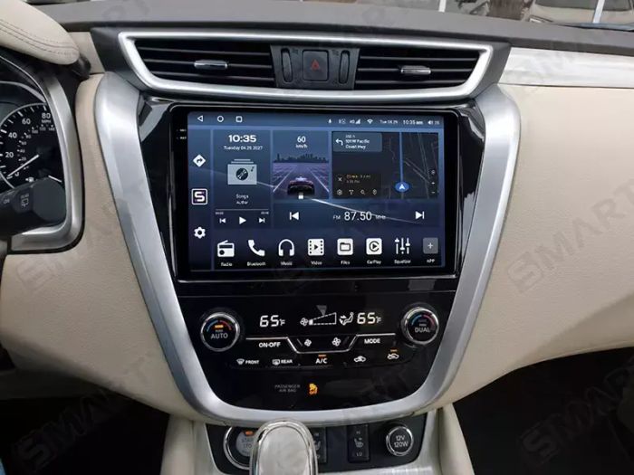 Магнитола для Nissan Murano Z52 2016-2022 (поддержка Bose и 360) - FarCar BM1226M монитор 10.36" QLED на Android 14, TS10, 4+32Гб, CarPlay, 4G SIM-слот