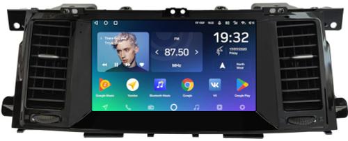 Магнитола для Nissan Patrol Y62, Infiniti QX56/QX80 2010-2017 (рамка тип 3) - Teyes CC2 PLUS монитор 9" QLED на Android 10, ТОП процессор, 4Гб+64Гб, 4G SIM-слот
