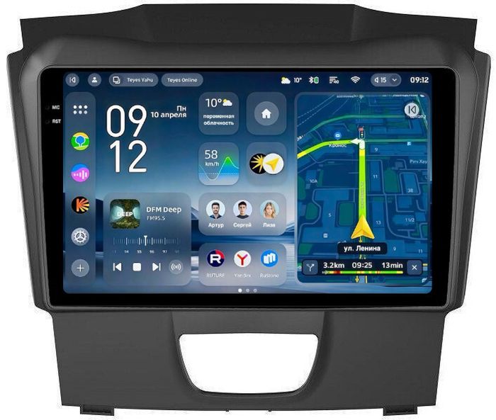 Магнитола для Chevrolet TrailBlazer 2012-2015 - Teyes CC4-PRO монитор 9.5" 2K QLED на Android 13, Snapdragon 778G, ИИ, CarPlay, DSP, 4G SIM-слот