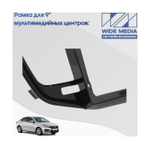 Комплект рамки с разъёмами 9" Lada Vesta NG 2022+ со штатным экраном + can 1.1 черн.глянец