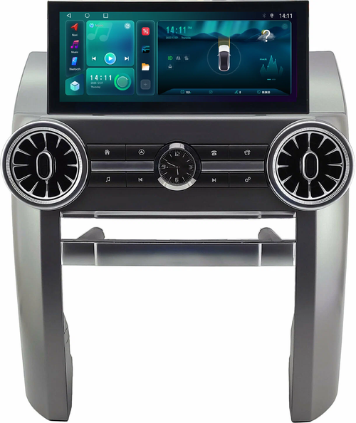 Магнитола для Land Rover Discovery 3 2005-2009 (прямые углы) - Kuberg монитор 12.3" в стиле LEXUS на Android 12, TS10, CarPlay, 4G SIM-слот