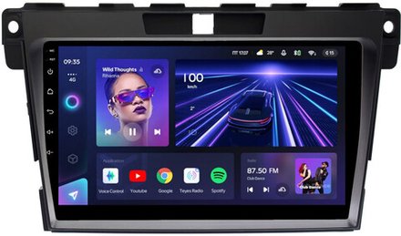 Магнитола для Mazda CX-7 2006-2012 - Teyes CC3 Android 10, ТОП процессор, 4/32 Гб, CarPlay, SIM-слот