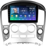 Магнитола для Hyundai H1 / Starex / 2007-2015 (кондиционер, рамка большая) - Teyes CC2 PLUS монитор 9" QLED, Android 10, Быстрая, SIM-слот