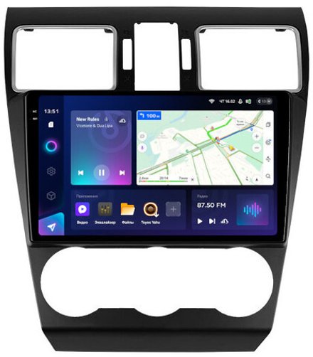 Магнитола для Subaru Forester 4 2015-2018, Impreza 4, XV 1 - Teyes CC3-2K QLed Android 10, ТОП процессор, SIM-слот, CarPlay