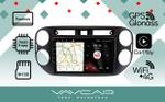 Магнитола для Volkswagen Tiguan 2011-2016 (рамка черная, прямоуг. кнопка) - Vaycar VA81-0489 на Android 13, Быстрая, 4G SIM-слот