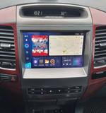Магнитола для Lexus GX470 J120, Toyota Land Cruiser Prado 120 (климат на ШГУ, рамка тип 2) - Teyes CC3 на Android 10, Быстрая, QLED, CarPlay, 4G SIM-слот