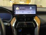 Магнитола для Toyota Venza 2, Harrier 4 XU80 2020+ (экран климата снизу) - Teyes LUX ONE 360 монитор 12.3" 2K QLED на Android 10, CarPlay, 4G SIM-слот, 6/128 ГБ, 4 камеры в комплекте