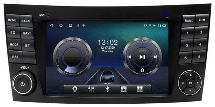 Магнитола для Mercedes-Benz E (W211) 2002-2010, CLS W219 - Kuberg MKD-7011-S10 Android 12, ТОП процессор, 4Гб+64Гб, CarPlay, SIM-слот