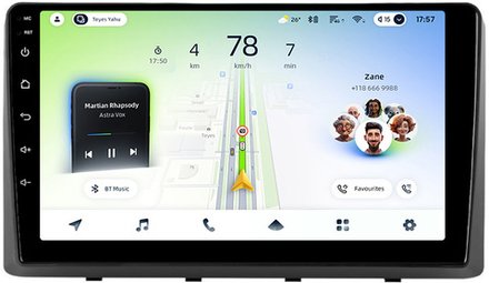 Магнитола для KIA Carnival 3 2014-2020 (рамка-накладка) - Teyes CC4L монитор 9" IPS на Android 14, Snapdragon 662, CarPlay, 4G SIM-слот