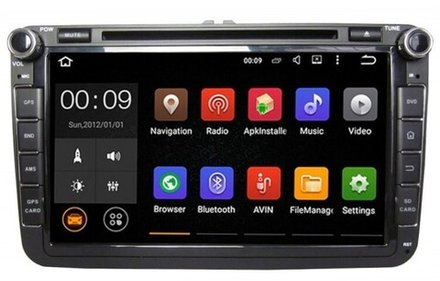Магнитола для Volkswagen T5, T6, Tiguan, Passat, Polo, Jetta, Amarok, Golf и др., Skoda Fabia, Rapid - Airok RX-3701D Android 13, ТОП процессор, 8/128, SIM-слот