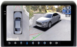 Магнитола для Hyundai Sonata 7 2017-2019 - FarCar BX1054M-360 монитор 9.5" 2K QLED на Android 13, 6Гб+128Гб, CarPlay, 4G SIM-слот, 4 камеры в комплекте