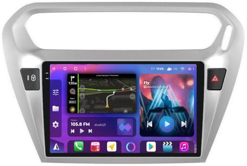 Магнитола для Peugeot 301 / Citroen C-Elysee - FarCar BM294M-2K монитор 9.5" 2K QLED на Android 14, TS10, 4+32Гб, CarPlay, 4G SIM-слот