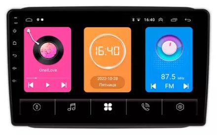 Магнитола для Skoda Fabia 2007-2014 -  GT10-1089 на Android 10, 2Гб-16Гб