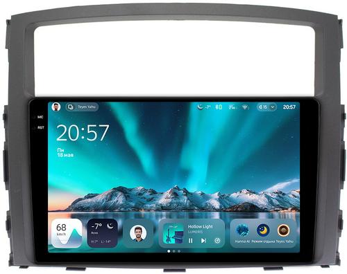 Магнитола для Mitsubishi Pajero 4 2006-2022 - Teyes CC4 монитор 9.2" 2K QLED на Android 14, Snapdragon 680, DSP, CarPlay, 4G SIM-слот