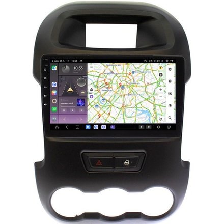 Магнитола для Ford Ranger 2011-2015 - Kuberg QLed, Android 13, TS20, CarPlay, SIM-слот