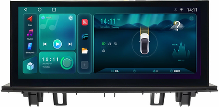 Магнитола для BMW X1 (F48) 2015-2017 NBT - Kuberg монитор 12.3" в стиле LEXUS на Android 12, TS10, CarPlay, 4G SIM-слот