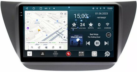 Магнитола для Mitsubishi Lancer 9 (CS), Cedia, Evolution 7-9 (CT) - RedPower 036 Android 10, QLED+2K, ТОП процессор, 6Гб+128Гб, CarPlay, SIM-слот