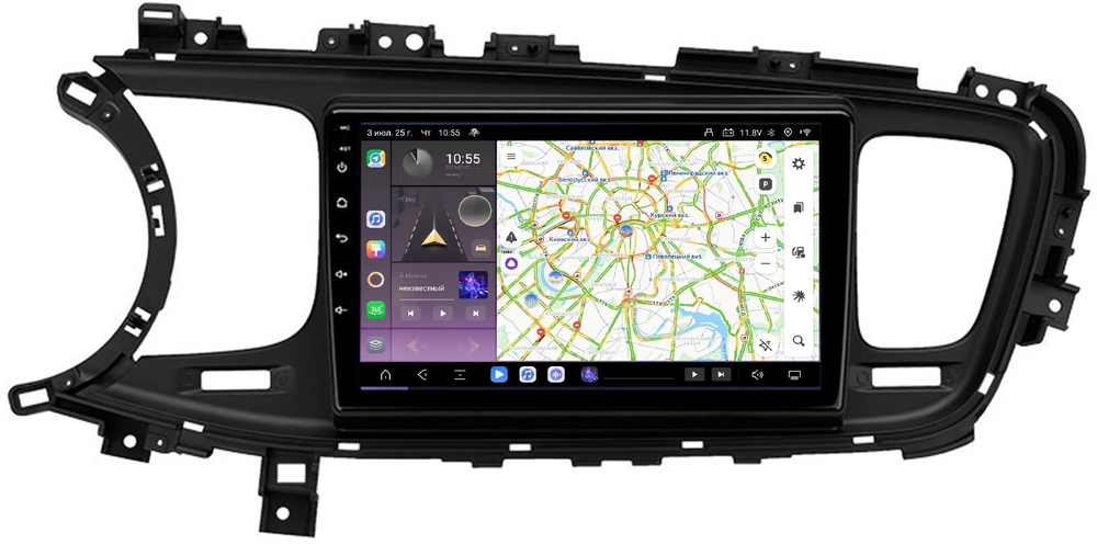 Магнитола для KIA Optima 3 2013-2015 TF - Kuberg QLed, Android 13, TS20, CarPlay, SIM-слот