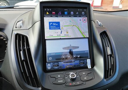 Магнитола для Ford Kuga 2011-2019 - Kuberg ZF-1002-Q6 вертикальный экран в стиле "Тесла" на Android 11, 8Гб+128Гб, CarPlay, 4G SIM-слот