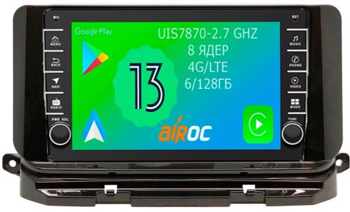Магнитола для Skoda Octavia A8 2020+ - Airoc AB-3203 (кнопки и крутилки), Android 13, TS20, 6/128Гб, SIM-слот, CarPlay