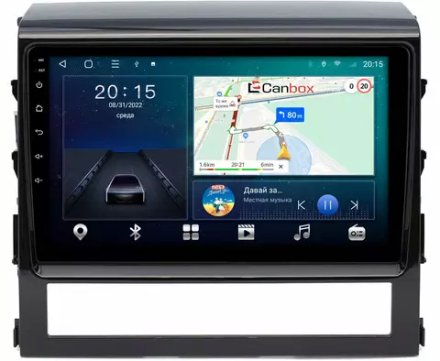Магнитола для Toyota Land Cruiser 200 2015-2021 (без JBL) - CanBox 9047 Android 10, 8-ядер, SIM-слот