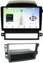 Магнитола для Chevrolet Captiva 2006-2011 (перенос БК вниз) - Teyes CC4L-DTS монитор 9" IPS, Android 14, Быстрая, Snapdragon 662, CarPlay, 4G SIM-слот