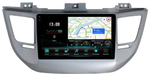 Магнитола для Hyundai Tucson 2016-2018 (рамка серебро) - Vaycar VA23-0546-2K на Android 13, 8-ядер, 2K QLED, ТОП процессор, CarPlay,4G SIM-слот