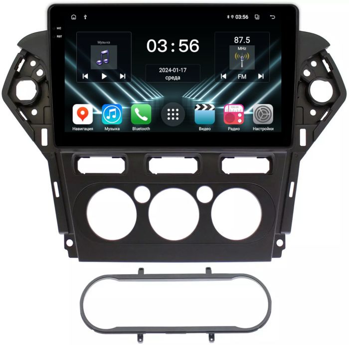 Магнитола для Ford Mondeo 4 2010-2014 - FarCar S280 монитор 10.36" IPS на Android 13, CarPlay