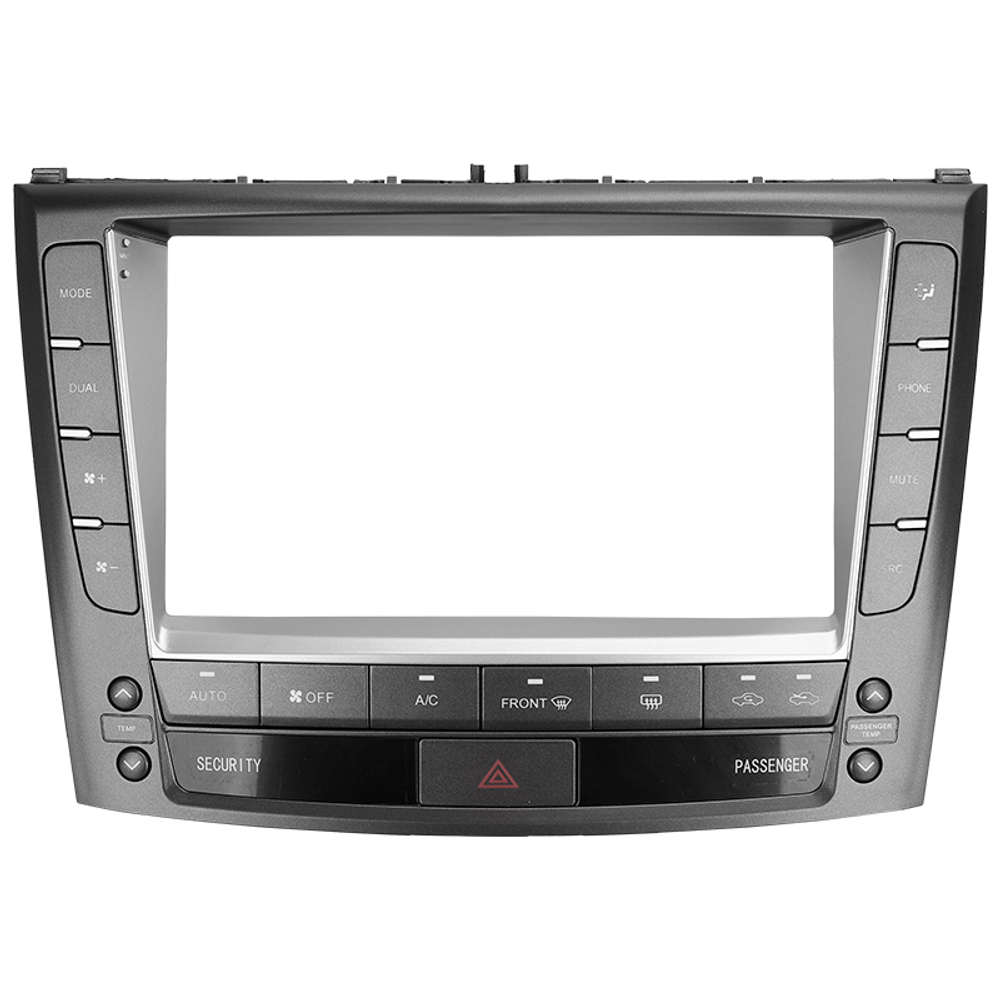 Комплект рамки с разъёмами 9" Lexus IS250 XE20 2005-2009 (B) цветной