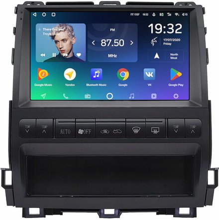 Магнитола для Lexus GX470 J120, Toyota Land Cruiser Prado 120 (любая комплектация, рамка тип 3) - Teyes CC2 PLUS на Android 10, ТОП процессор, 4Гб+64Гб, 4G SIM-слот