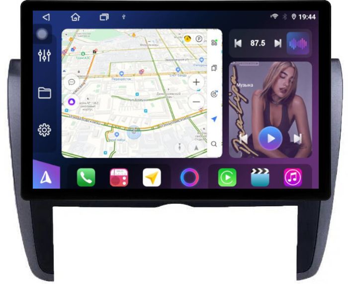 Магнитола для Toyota Allion, Premio T260 2007-2021 - FarCar BX877 монитор 13" 2K QLED на Android 13, TS10, 6+128, CarPlay, 4G SIM-слот