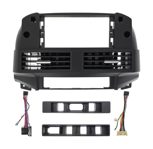 Комплект с разъёмами 12.3" Hyundai Santa Fe 2 2006-2012 (рамка 3 и 4 кнопки)