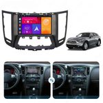 Магнитола для Infiniti QX70, FX35 (S51), FX37, FX30d, FX50 2008-2016 (Поддержка Bose и 360) - Kuberg KP-9828-4 (чёрная) IPS, Android 10, 8 ядер (TS18), 4G SIM-слот