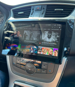 Магнитола для Nissan Sentra/Sylphy B17 2012-2023, Tiida 2015 - Kuberg OL-1666-1 QLed, Android 12, TS10, CarPlay, 4G SIM-слот