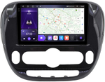 Магнитола для KIA Soul 2 2014-2019 (климат, рамка глянцевая) - Kuberg SF-9740-C QLed+2K, Android 12, TS10,  CarPlay, 4G SIM-слот