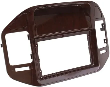 Магнитола для Mitsubishi Pajero 3, Montero 3 1999-2006 (рамка дерево) - Teyes CC4L монитор 9" IPS на Android 14, Snapdragon 662, CarPlay, 4G SIM-слот