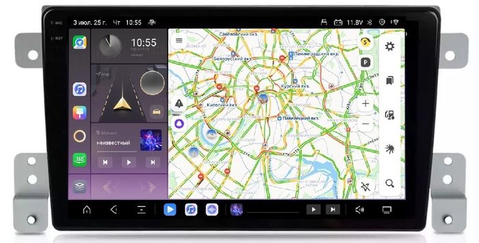 Магнитола для Suzuki Grand Vitara 2005-2016 - Kuberg OL-9624 QLed+2K, Android 13, TS20, CarPlay, 4G SIM-слот