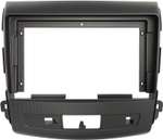 Магнитола для Mitsubishi Outlander XL, Peugeot 4007, Citroen C-Crosser (перфорированная рамка) - Teyes LUX ONE ROUND монитор 12.3" 2K QLED на Android 10, CarPlay, 4G SIM-слот